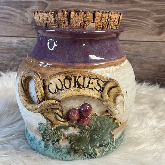 Douglas Pottery Cookie Jar, Designed and Handcrafted, Vintage 2004 - Picture 1 of 7